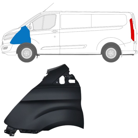 Sprednji blatnik za Ford Transit Custom 2013-2017 / Leva 17096