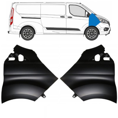 Sprednji blatnik za Ford Transit Custom 2017-2021 / Levo+Desno / Komplet 17100