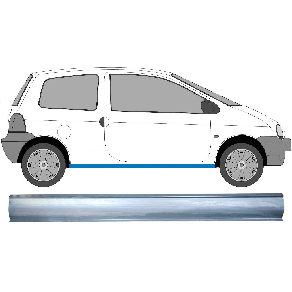 Prag Za Renault Twingo 1993-2007 / Levo = Desno (Simetrično) 8879