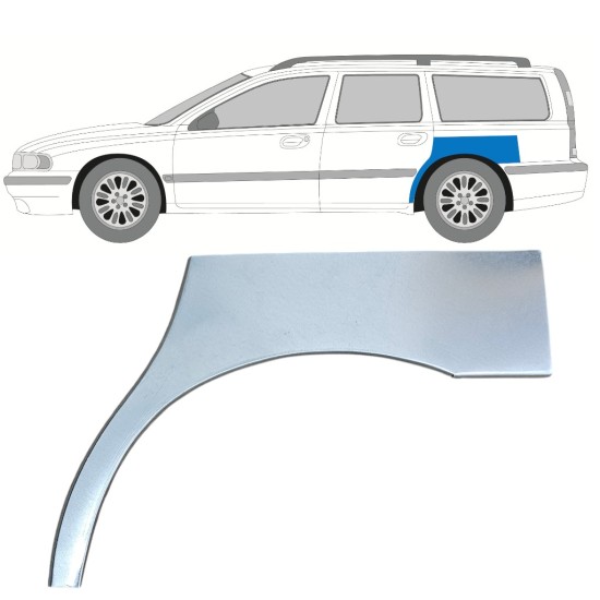 Bok delni za Volvo S70 V70 2000-2007 / Leva 17212