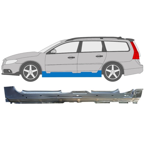 Prag za Volvo V70 2007-2016 / Leva 16275