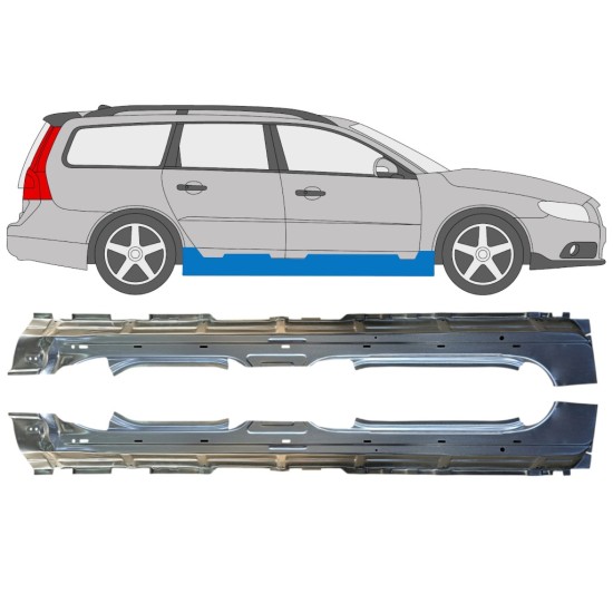 Prag za Volvo V70 2007-2016 / Levo+Desno / Komplet 16276