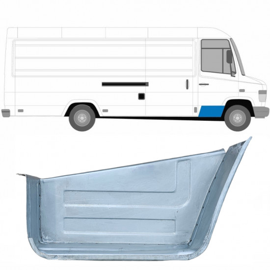 Popravni panel sprednje stopnice za Mercedes Vario 1996- / Desna 6283