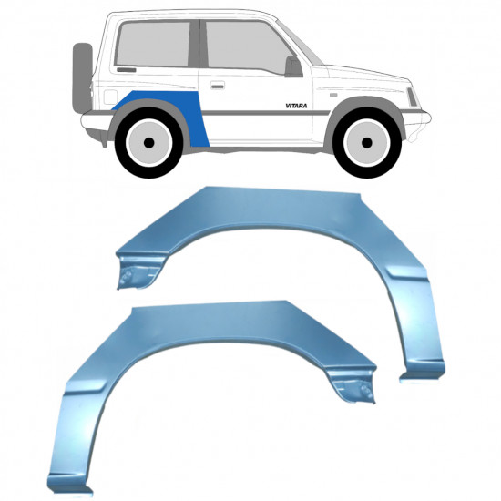 Bok delni za Suzuki Vitara 1988-1998 / Levo+Desno / Komplet 9426