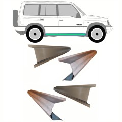 Popravni panel notranjega in zunanjega praga za Suzuki Vitara 1996-2003 / Levo = Desno (simetrično) / Komplet 10311