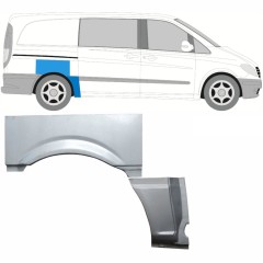 Bok delni za Mercedes Vito W639 2003-2014 / Desna / Komplet 9277