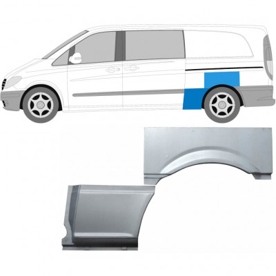 Bok delni za Mercedes Vito 2003-2010 / Leva / Komplet 9276