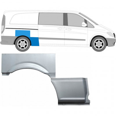 Bok delni za Mercedes Vito 2003-2010 / Desna / Komplet 9275