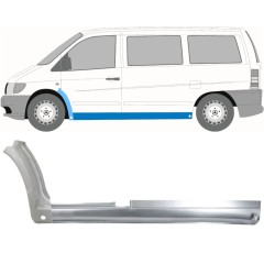 Popravni panel celotnega praga in sprednjega blatnika za Mercedes Vito I W638 1996-2003 / Leva / Komplet 11503