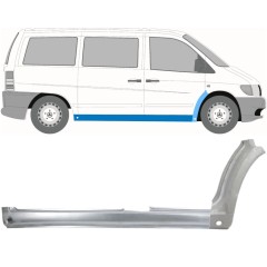 Popravni panel celotnega praga in sprednjega blatnika za Mercedes Vito I W638 1996-2003 / Desna / Komplet 11502