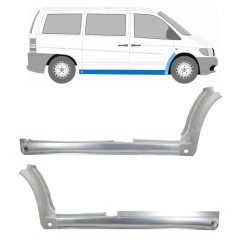 Popravni panel celotnega praga in sprednjega blatnika za Mercedes Vito I W638 1996-2003 / Komplet 11504