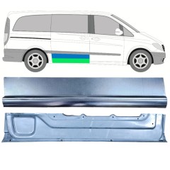 Zunanji spodnji popravni panel drsnih vrat za Mercedes Vito W639 2003-2014 / Desna / Komplet 12046