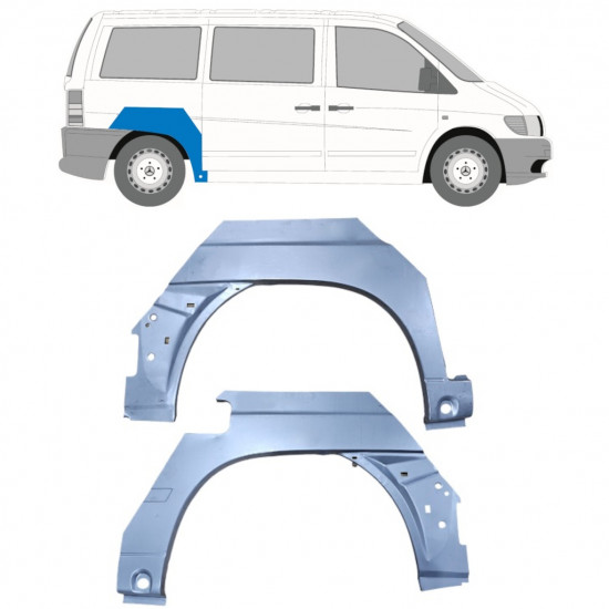 Bok delni za Mercedes Vito 1996-2003 / Levo+Desno / Komplet 9475