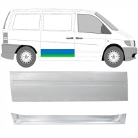 Zunanji spodnji popravni panel drsnih vrat za Mercedes Vito I W638 1996-2003 / Desna / Komplet 16175