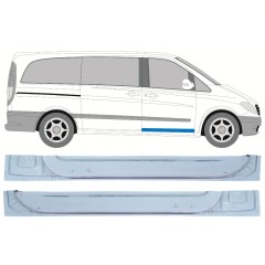 Notranji popravni panel sprednjih vrat za Mercedes Vito W639 2003-2014 / Levo+Desno / Komplet 12644