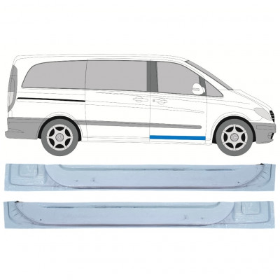 Notranji popravni panel sprednjih vrat za Mercedes Vito 2003-2014 / Komplet 12644