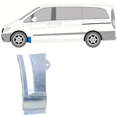Popravni panel prednjega blatnika za Mercedes Vito W639 2003-2014 / Leva 16810