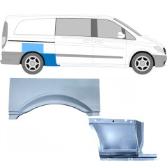 Bok delni za Mercedes Vito W639 2003-2014 / Desna / Komplet 11864