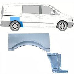 Bok delni za Mercedes Vito W639 2003-2014 / Desna / Komplet 11866