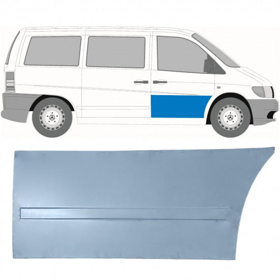 Popravni panel sprednjih vrat za Mercedes Vito 1996-2003 / Desna 11995