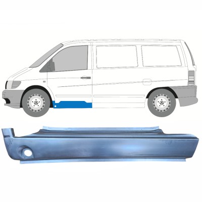 Popravni panel praga sprednjih vrat za Mercedes Vito I W638 1996-2003 / Leva 8832