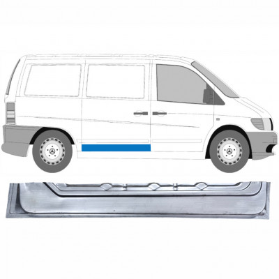 Notranji popravni panel drsnih vrat za Mercedes Vito 1996-2003 / Desna 12050