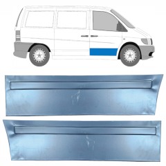 Popravni panel kože sprednjih vrat za Mercedes Vito I W638 1996-2003 / Levo+Desno / Komplet 9788