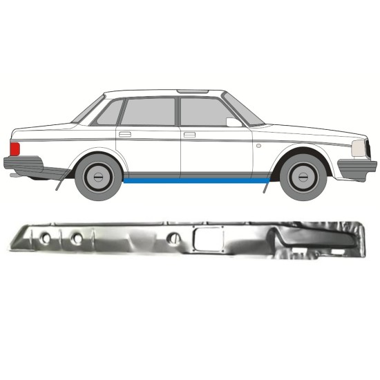 Notranji popravni panel praga za Volvo 240 1975-1993 / Desna 16109