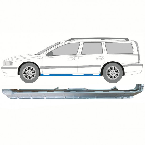 Prag za Volvo V70 2000-2007 / Leva 8663