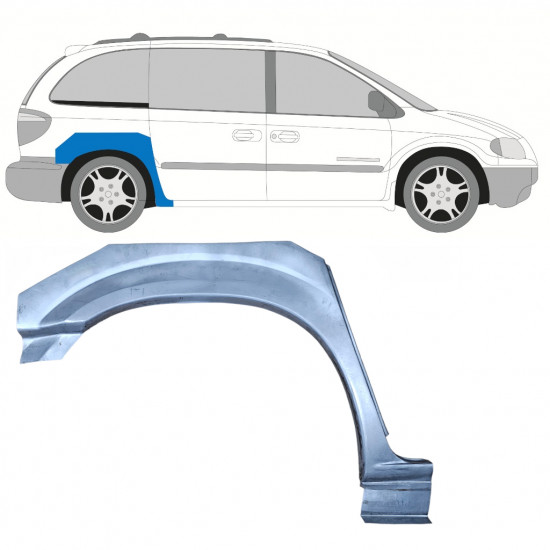 Bok delni za Chrysler Voyager 2000-2008 / Desna 11282