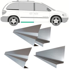 Notranji in zunanji popravni panel praga za drsna vrata za Chrysler Voyager 2000-2008 / Levo = Desno (simetrično) / Komplet 11195