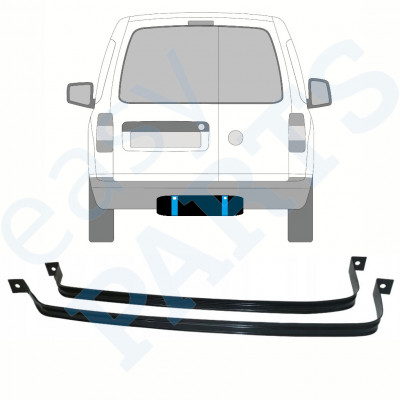 Trakovi za pritrditev rezervoarja goriva za VW Caddy 2004-2015 9391