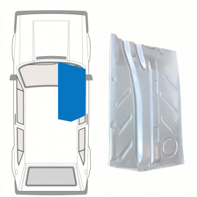 Popravni panel spodnjega dela podvozja za VW Golf 1 1974- / Desna 8656