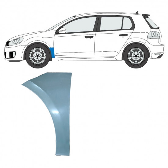 Popravni panel prednjega blatnika za VW Golf 6 2008-2014 / Leva 8945