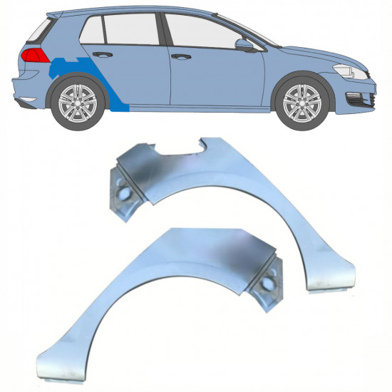 Bok delni za VW Golf 7 2012- / Levo+Desno / Komplet 10393