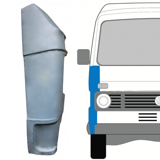 Popravni panel sprednjega vogala za Volkswagen LT 1975-1996 / Desna 7942