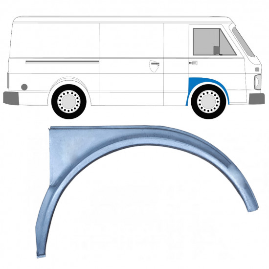 Popravni panel prednjega blatnika za Volkswagen LT 1975-1996 / Desna 7952