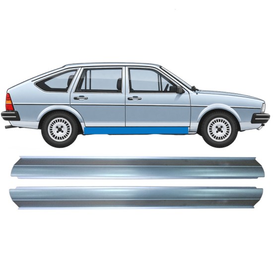 Prag za Volkswagen Passat B2 1980-1988 / Levo = Desno (simetrično) / COMBI / SEDAN / HATCHBACK / Komplet 11262