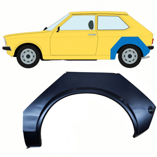 Bok delni za VW Polo 1975-1981 / Leva /  8799