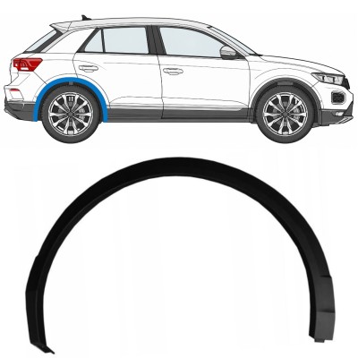 Obloga stranskega dela zadnjega blatnika za Volkswagen T-Roc 2017- / Desna 17029