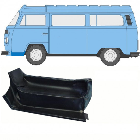 Popravni panel sprednje stopnice za VW Transporter T2 1967-1979 / Leva 8667