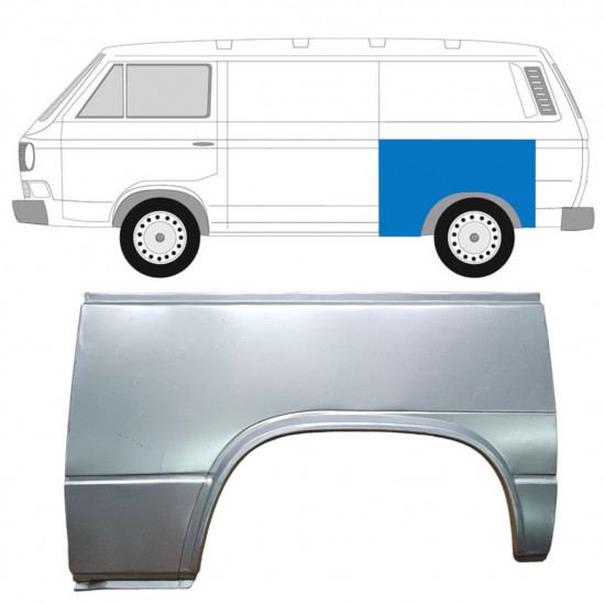 Bok delni za VW Transporter T3 1979-1992 / Leva 7137