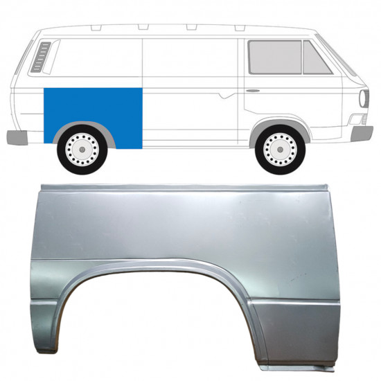 Bok delni za VW Transporter T3 1979-1992 / Desna 7136