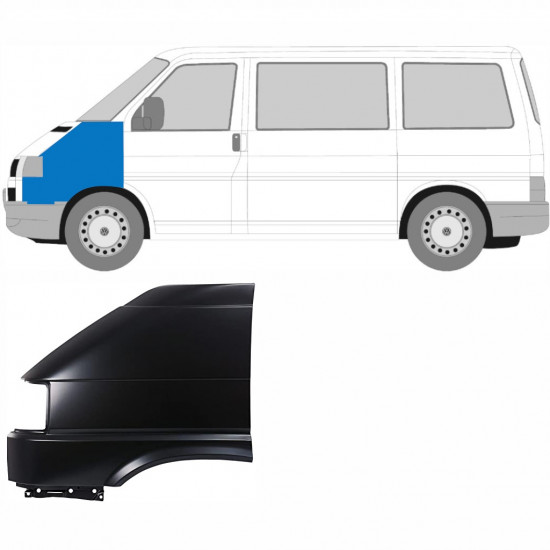 Sprednji blatnik za VW Transporter T4 1996-2003 / Leva 7241