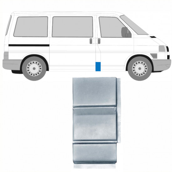 Popravni panel stebrička za VW Transporter T4 1990-2003 / Levo = Desno (simetrično) 8690