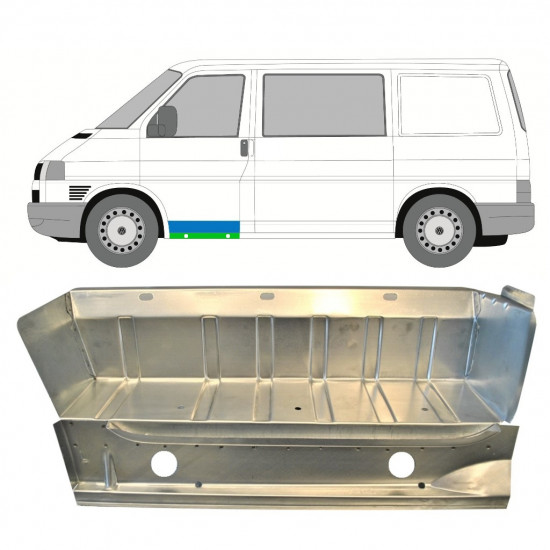 Popravni panel praga sprednje stopnice za VW Transporter T4 1990-2003 / Leva 9023