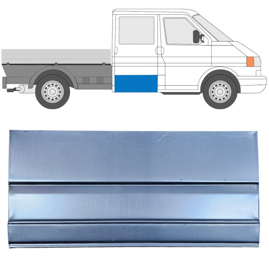 Popravni panel zadnjih vrat za VW Transporter T4 1990-2003  Dvojna kabina / Levo = Desno (simetrično) 11760