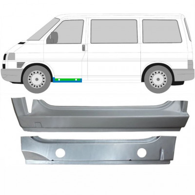 Notranji in zunanji popravni panel sprednjega praga za VW Transporter T4 1990-2003 / Leva / Komplet 9906