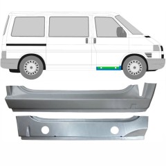 Notranji in zunanji popravni panel sprednjega praga za Volkswagen Transporter T4 1990-2003 / Desna / Komplet 9905