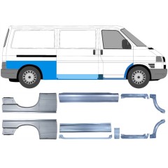 Set popravnih panelov za Volkswagen Transporter T4 1990-2003 / Levo+Desno / 14699